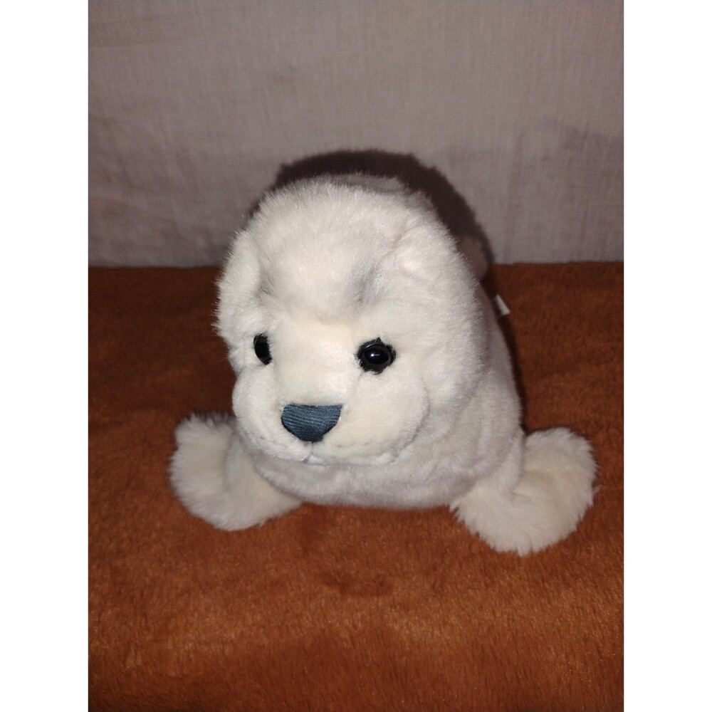10" Ganz Webkinz Harp Seal Off White